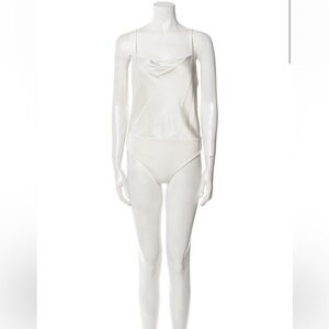 Alice and Olivia  drape Neck Bodysuit